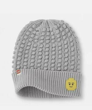Adult LEGO Minifigure Patch Beanie Hat - LEGO® Collection x Target Grey